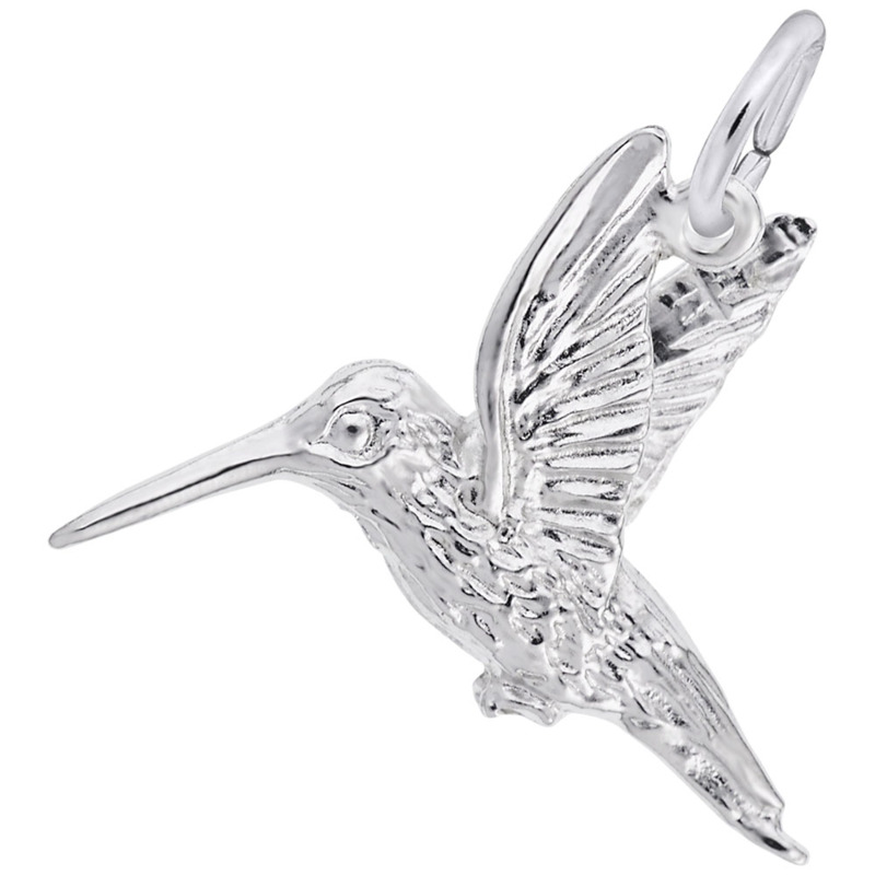 Sterling Silver Humming Bird Charm